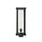 Z-Lite Glenwood 1 Light Outdoor Post Mount Fixture, Black & Clear 586PHBS-BK - alternate 2